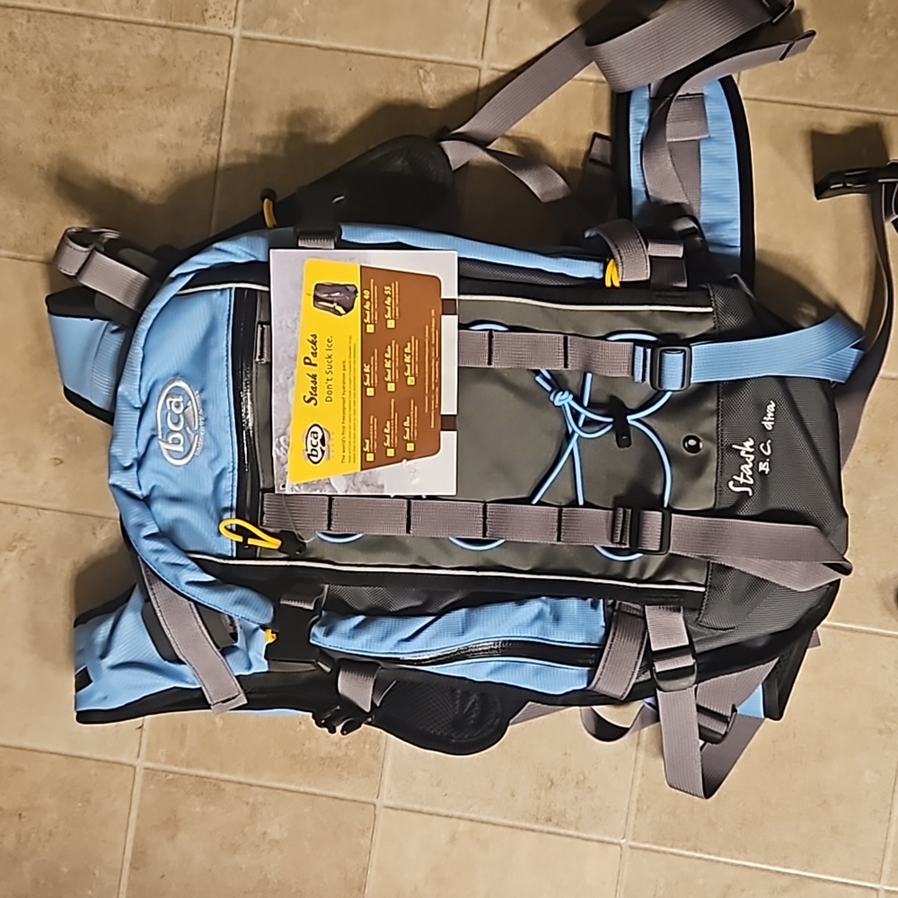 B.c.a. back country winter hydration pack. 100 0z. Reservoir